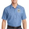 Long Size, Short Sleeve Industrial Work Shirt Thumbnail