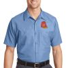 Long Size, Short Sleeve Industrial Work Shirt Thumbnail