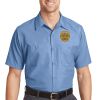 Long Size, Short Sleeve Industrial Work Shirt Thumbnail