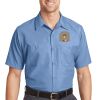 Long Size, Short Sleeve Industrial Work Shirt Thumbnail