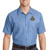 Long Size, Short Sleeve Industrial Work Shirt Thumbnail