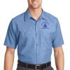 Long Size, Short Sleeve Industrial Work Shirt Thumbnail
