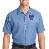 Long Size, Short Sleeve Industrial Work Shirt Thumbnail