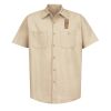 Industrial Short Sleeve Work Shirt - Tall Sizes Thumbnail