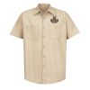 Industrial Short Sleeve Work Shirt - Tall Sizes Thumbnail