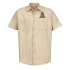 Industrial Short Sleeve Work Shirt - Tall Sizes Thumbnail