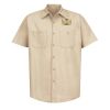 Industrial Short Sleeve Work Shirt - Tall Sizes Thumbnail