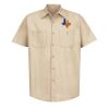Industrial Short Sleeve Work Shirt - Tall Sizes Thumbnail