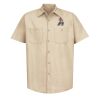 Industrial Short Sleeve Work Shirt - Tall Sizes Thumbnail