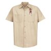 Industrial Short Sleeve Work Shirt - Tall Sizes Thumbnail