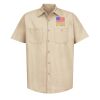 Industrial Short Sleeve Work Shirt - Tall Sizes Thumbnail