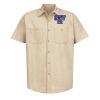 Industrial Short Sleeve Work Shirt - Tall Sizes Thumbnail