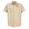 Industrial Short Sleeve Work Shirt - Tall Sizes Thumbnail
